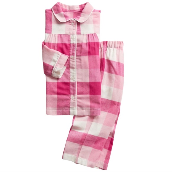 GAP Other - NWT GAP Toddler Pink Plaid Pajama Set